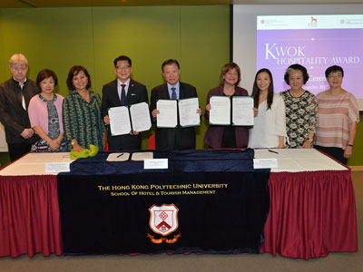 Launch of Kwok Hospitality Awards for Hospitality Study at the Cornell University - 2