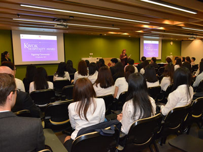 Launch of Kwok Hospitality Awards for Hospitality Study at the Cornell University - 9